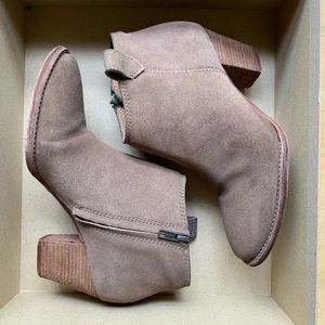 Madewell Billie Boot Suede (Size 7 - Wet Pebble)